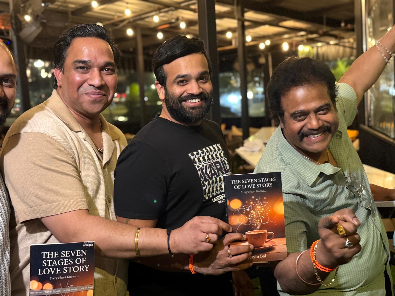 Book launch celebration with Music Director RP Patnayak, Heroine Laya, and friends from the film industry